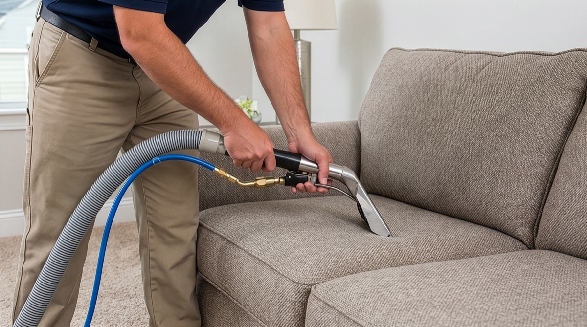 Upholstery and sofa cleaning by Turbo Carpet Cleaning